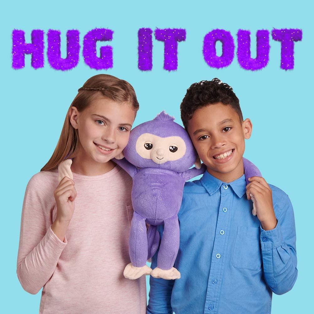 Интерактивная обезьянка-обнимашка WowWee Fingerlings HUGS Kiki (WWF16) - фото 6