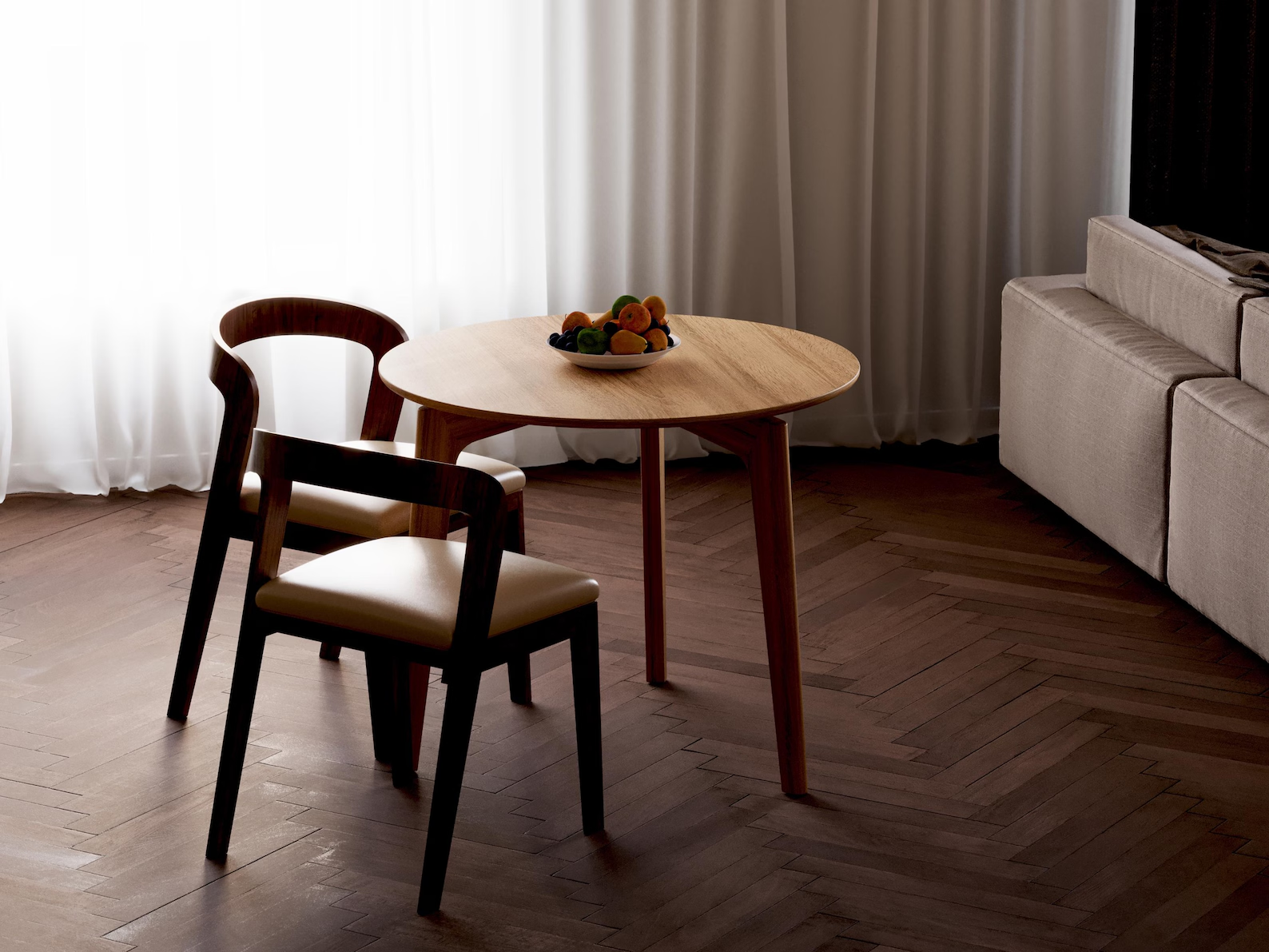 Обеденный стол Emil из массива дуба в современном стиле (2700944916)