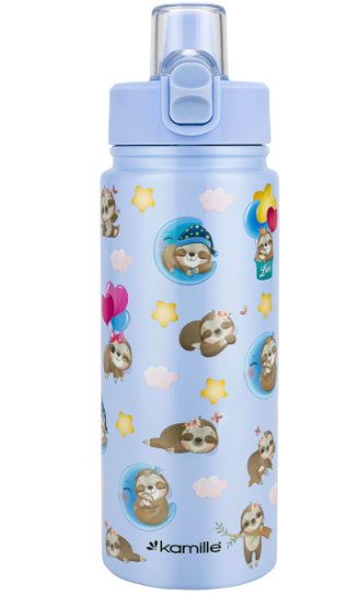 Термопляшка дитяча Kamille з 3-Д принтом для хлопчиків із нержавіючої сталі 600 мл Блакитний (2164) Термопляшка дитяча Kamille з 3-Д принтом для хлопчиків із нержавіючої сталі 600 мл Блакитний (2164)