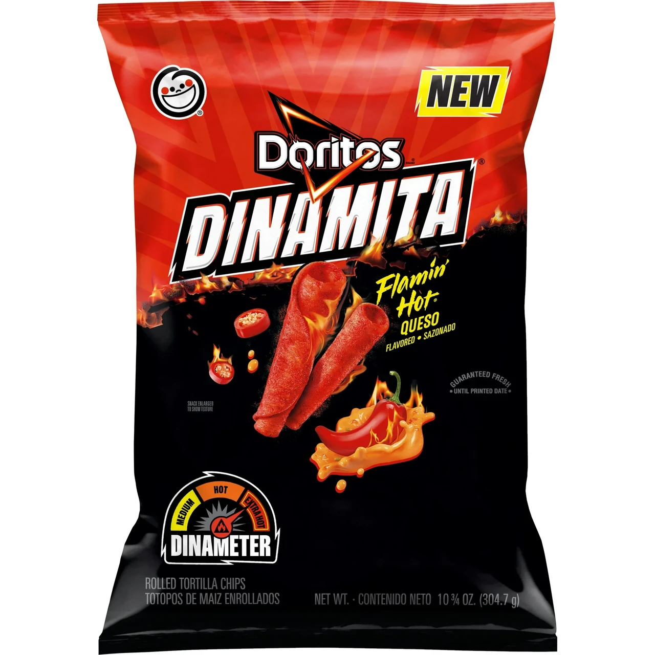 Чипсы Doritos Dinamita Flamin Hot Queso 304,7 г (2214326318)