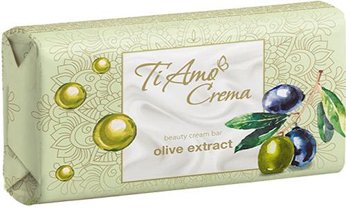 Мило туалетне Ti Amo Crema з екстрактом оливки 125 г (4179)