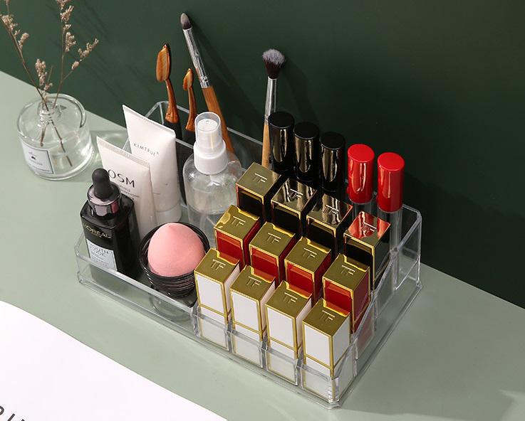 Органайзер для косметики 14513 22х13 см Прозорий (4819623) - фото 5 Органайзер для косметики 14513 22х13 см Прозорий (4819623) - фото 5