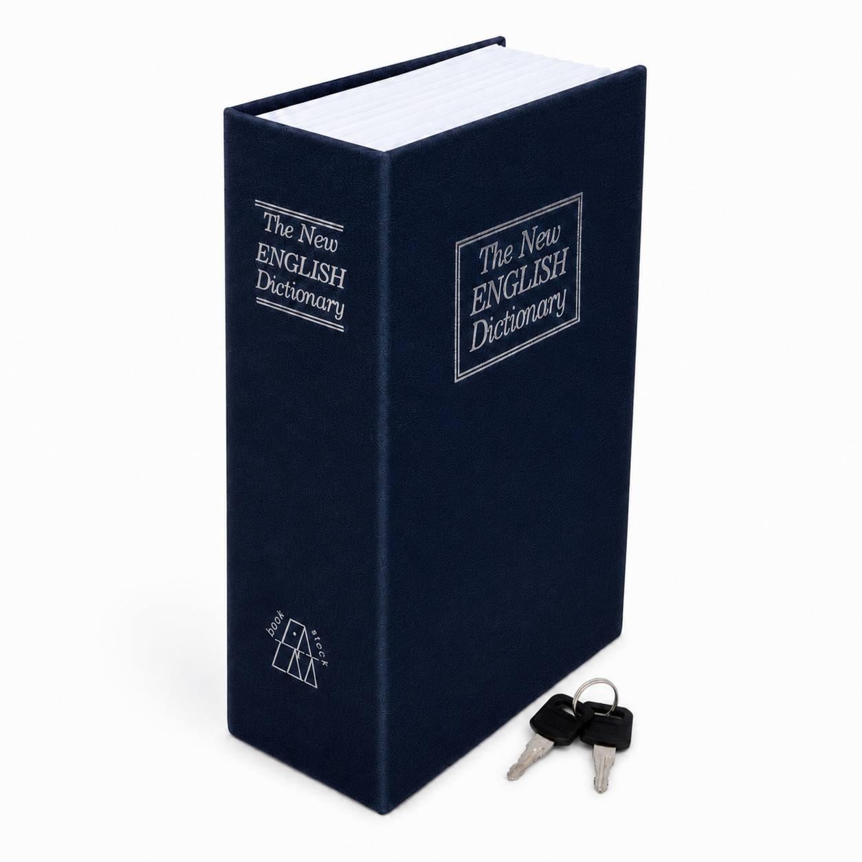 Книга-тайник BookSafe с металлическим сейфом и ключевым замком 180x115x55 мм Темно-синий (M1161) Книга-тайник BookSafe с металлическим сейфом и ключевым замком 180x115x55 мм Темно-синий (M1161)