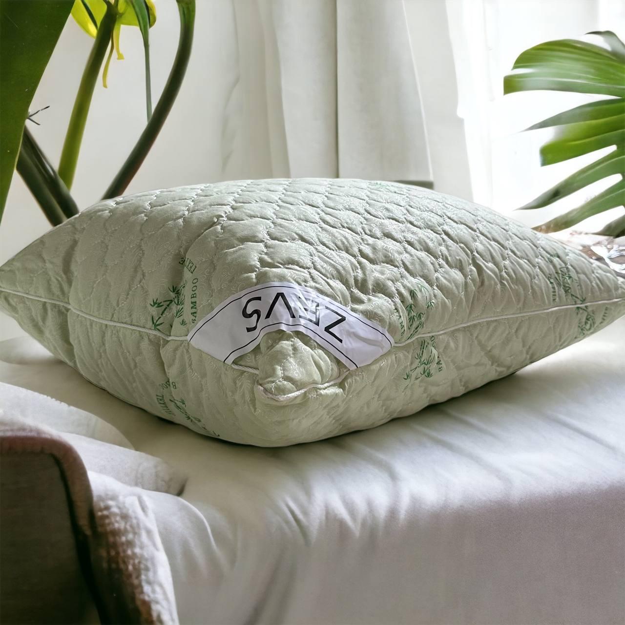 Подушка бамбукова Zevs стьобана 50х70 см (59784651320,) - фото 2