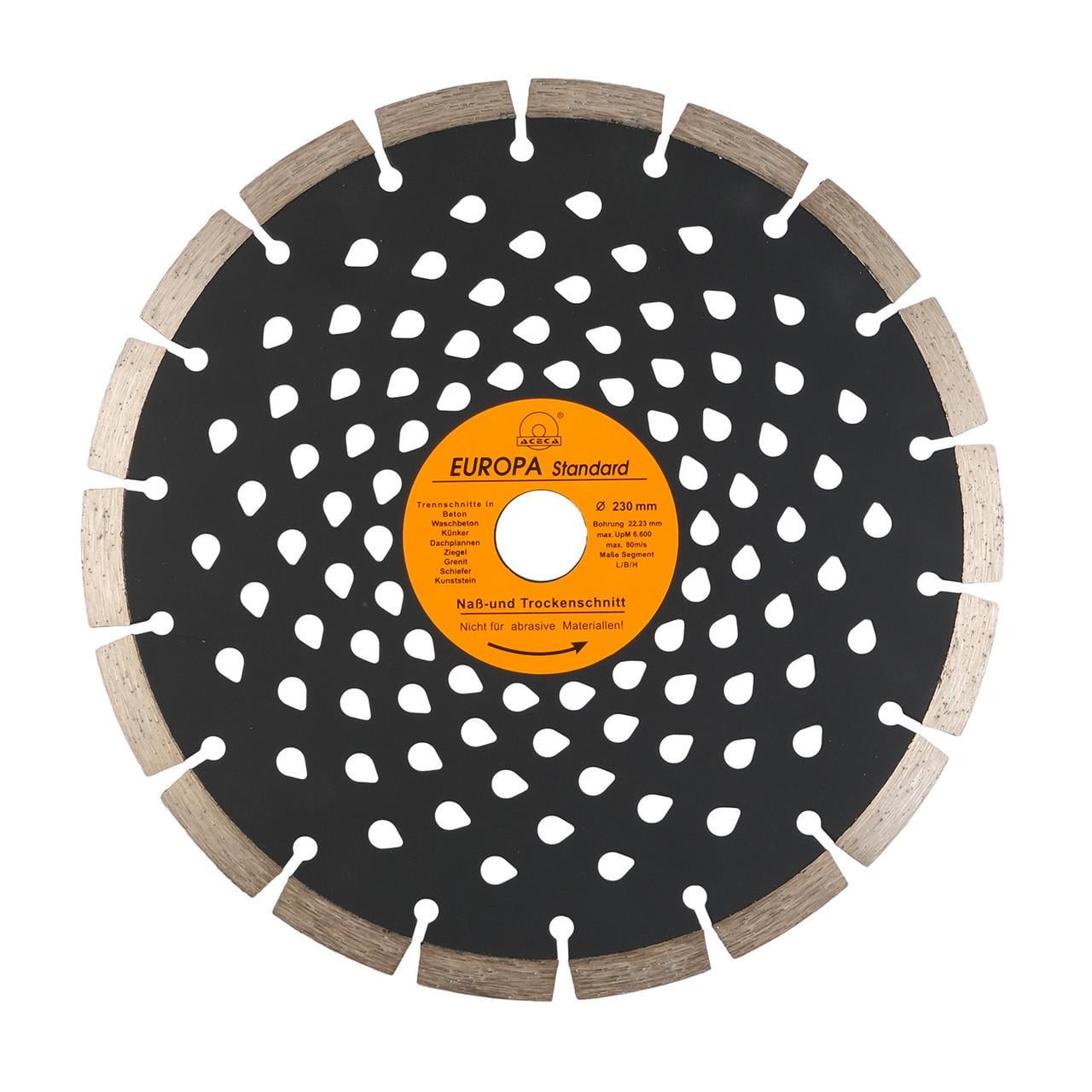Диск алмазний 230 мм відрізний по бетону/граніту/тротуарній плитці та каменю (2821532922)