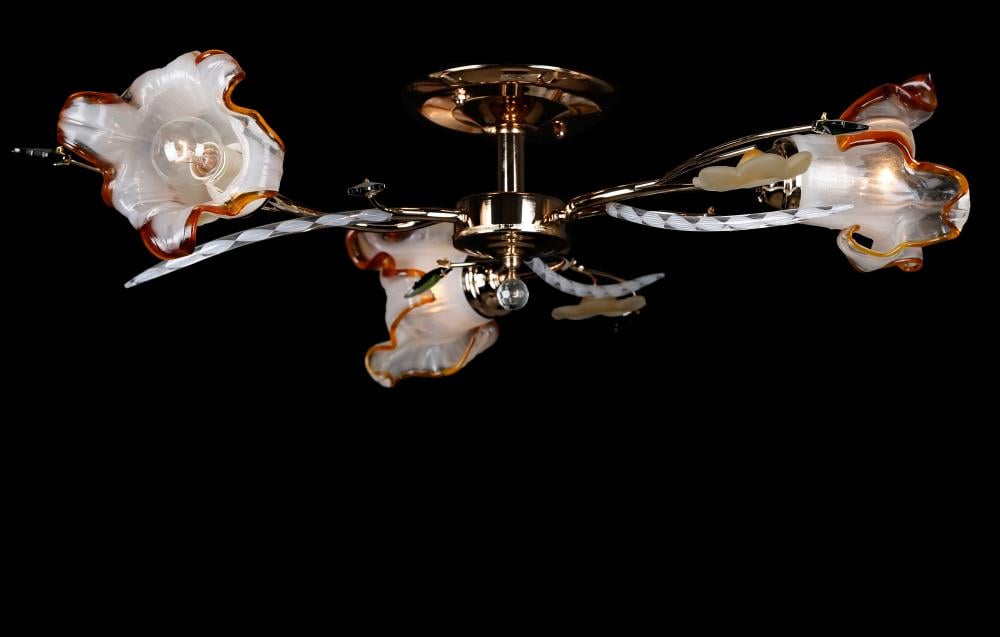 Люстра з плафонами Ray L123/3 FGD+BRN (IR005590)