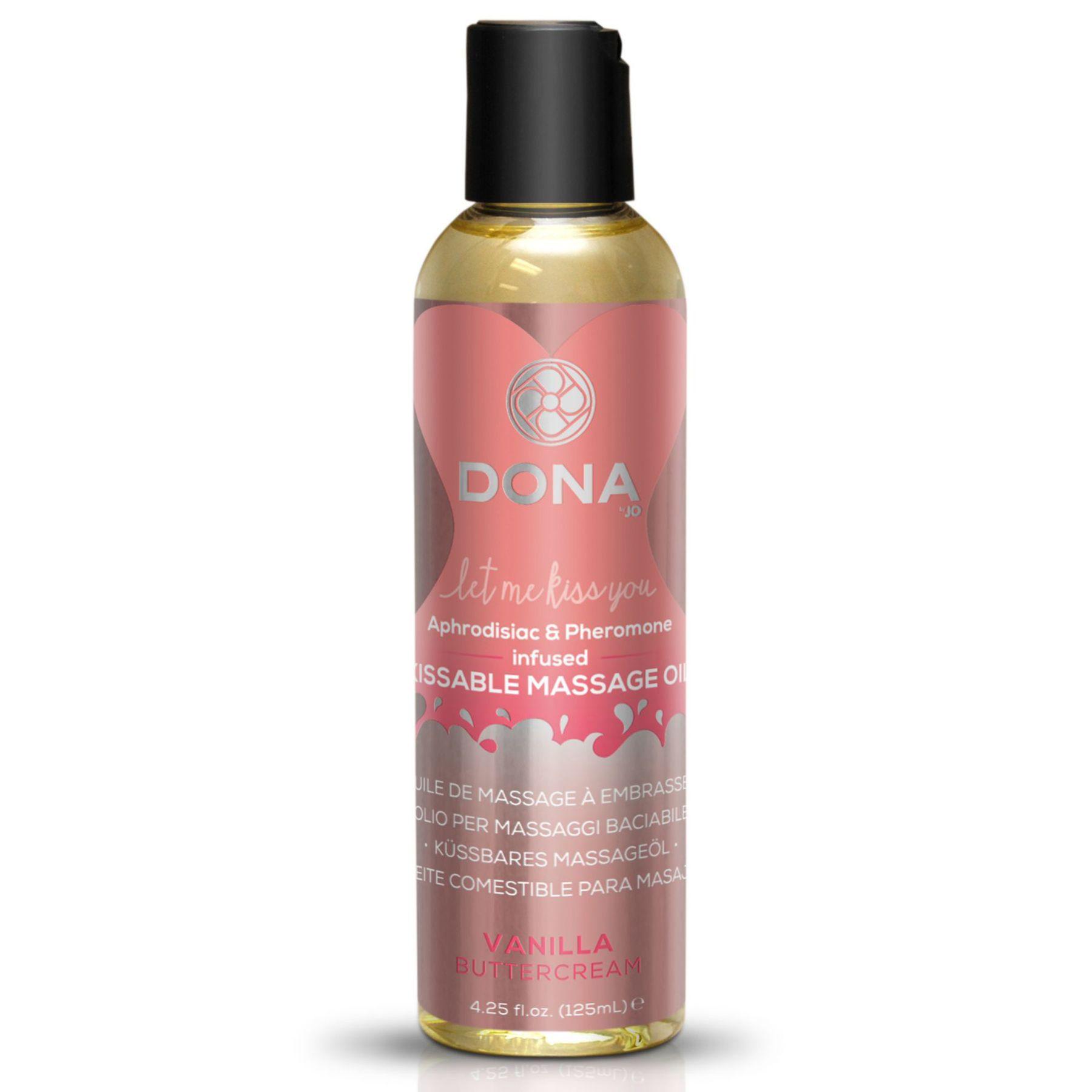 Массажное масло DONA Kissable Massage Oil Vanilla Buttercream 110 мл
