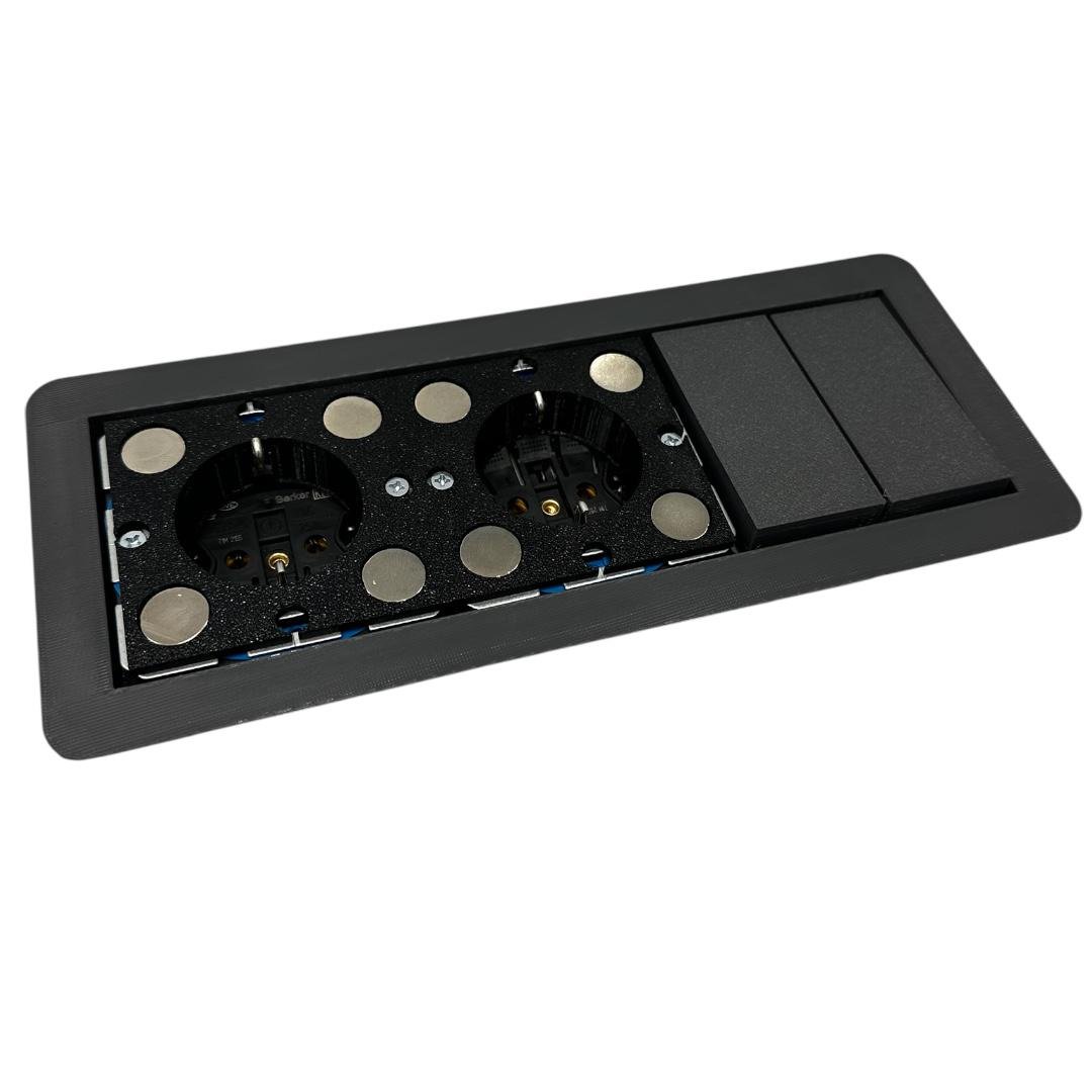 Набір механізму прихованого монтажу INCHARGE ECLIPSA Block плитки та керамограніту (28612652)