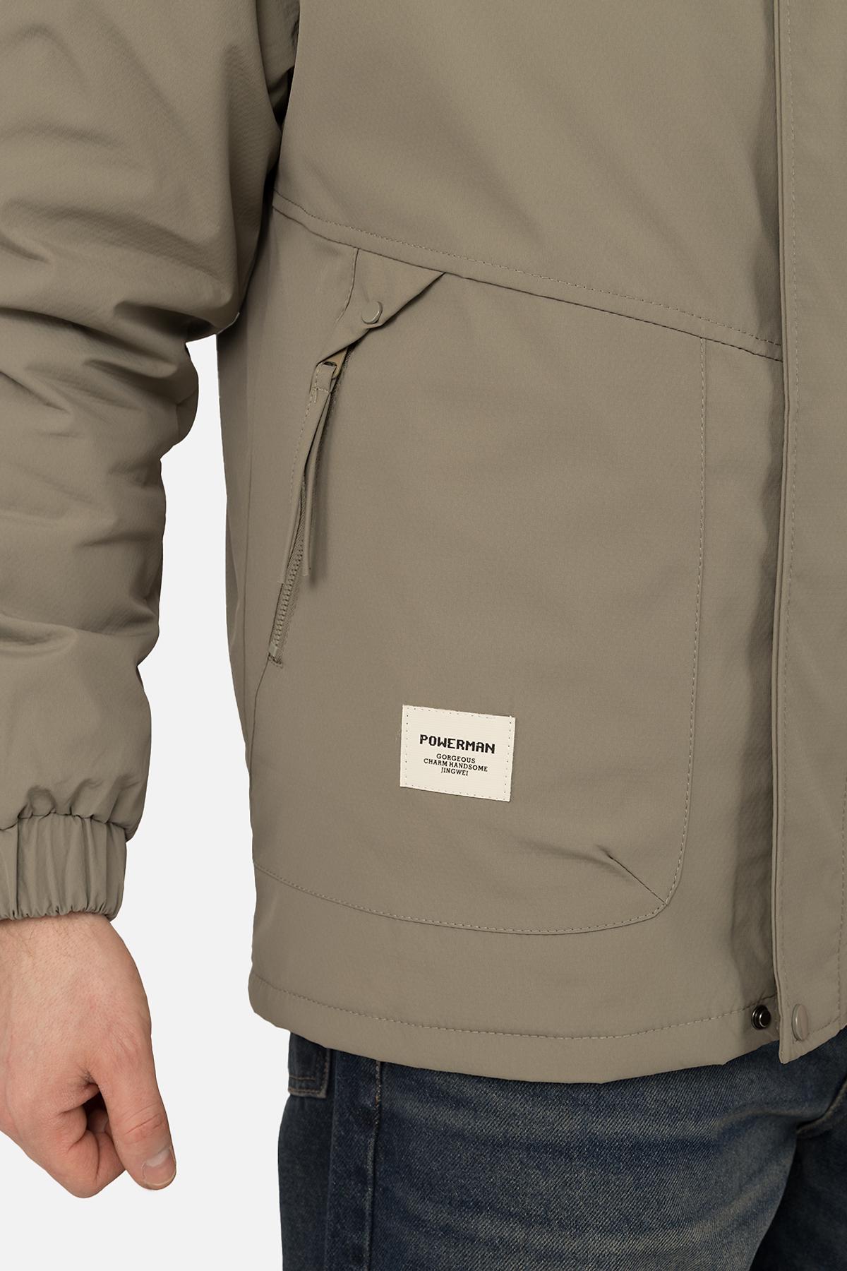 Куртка мужская р. 52 Хаки (SKT001037888) - фото 4 Куртка мужская р. 52 Хаки (SKT001037888) - фото 4