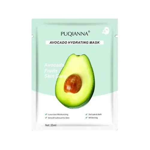 Маска для обличчя тканинна PUQIANNA Avocado Hydrating Face Sheet Mask 25 мл (27302468) Маска для обличчя тканинна PUQIANNA Avocado Hydrating Face Sheet Mask 25 мл (27302468)