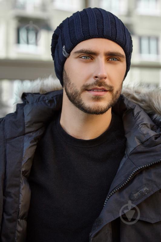 Мужская шапка-колпак «Монблан» Braxton джинсовый 56-59