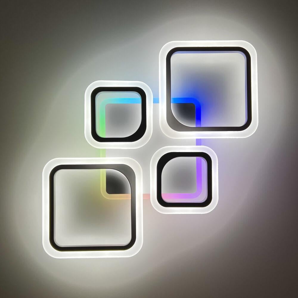 Светильник потолочный Luminaria OVAL RGB 90W 5S с пультом White (4f9c80bc)