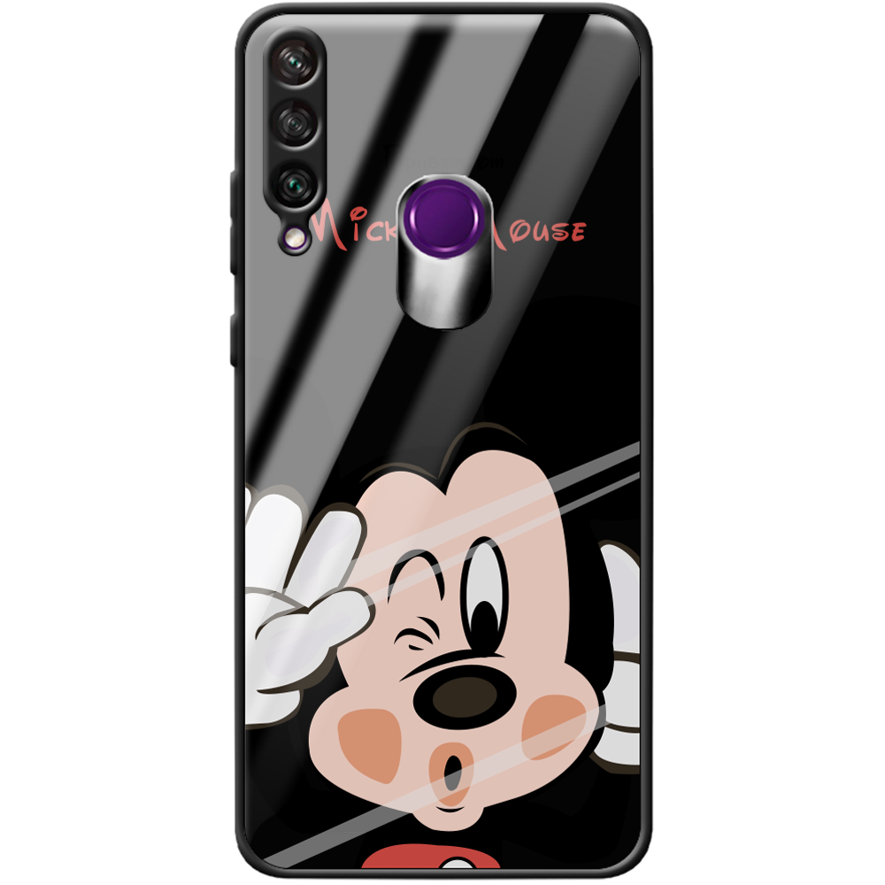 Чохол BoxFace Huawei Y6p Mister M Чорний силікон зі склом (40017-cc58-40863)