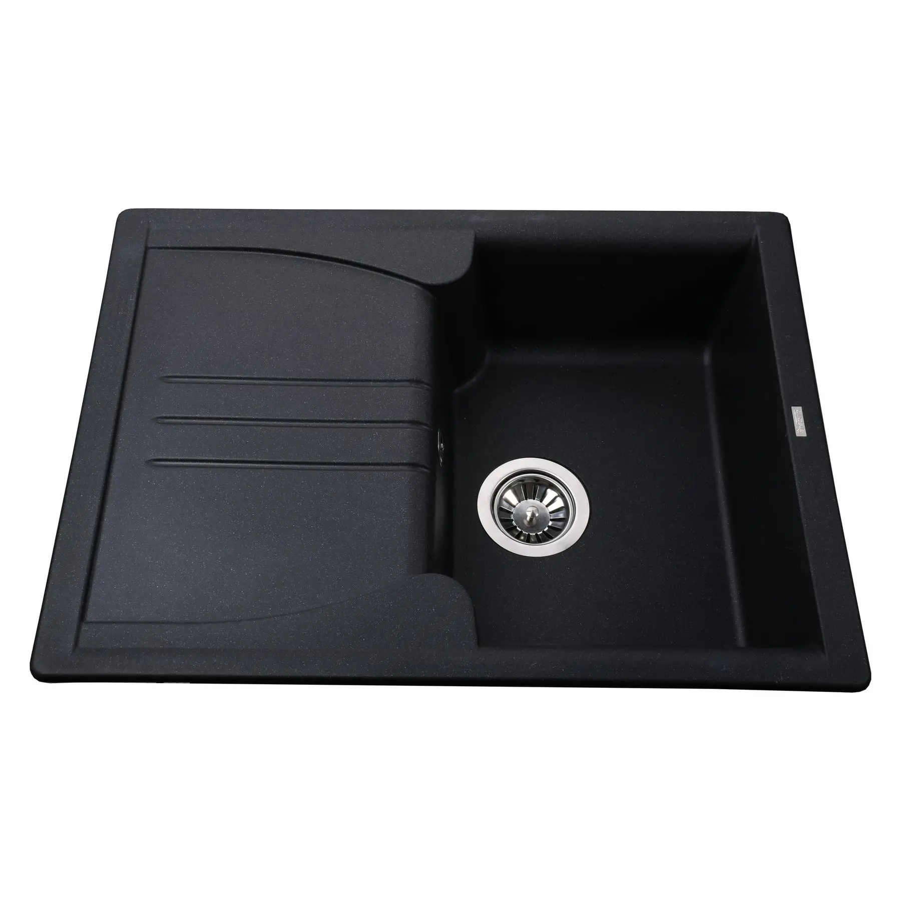 Мойка гранитная Globus Lux BALATON А0001 680х500 мм Черный металлик (GSR-00009231) Мойка гранитная Globus Lux BALATON А0001 680х500 мм Черный металлик (GSR-00009231)