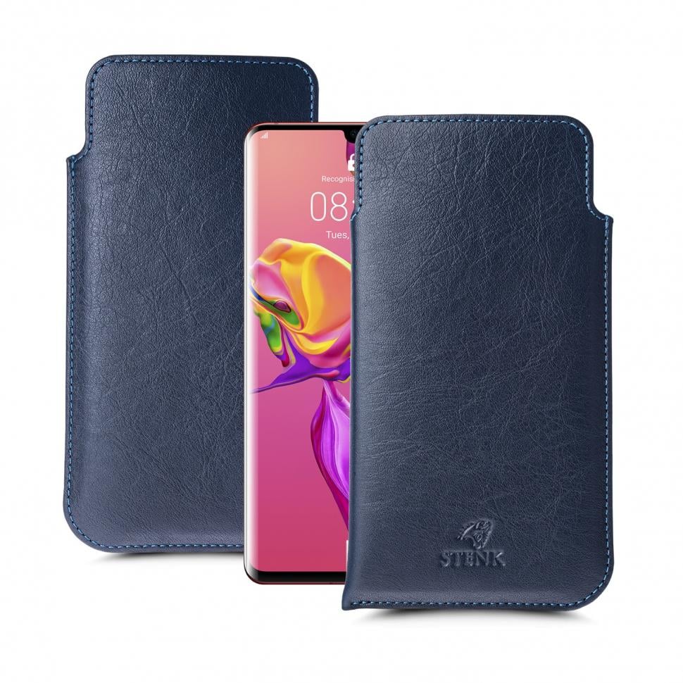 Футляр Stenk Elegance для Huawei P30 Pro Синий (65119)