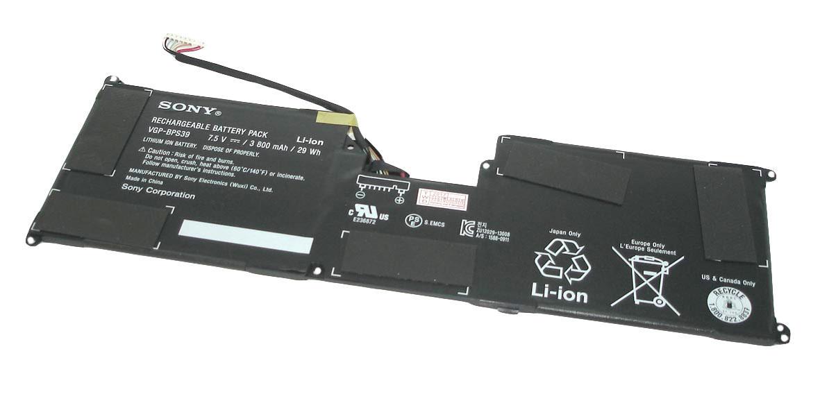 Аккумулятор для ноутбука Sony Vaio VGP-BPS39 Tap 11 7,5 V 3800 mAh (018885)