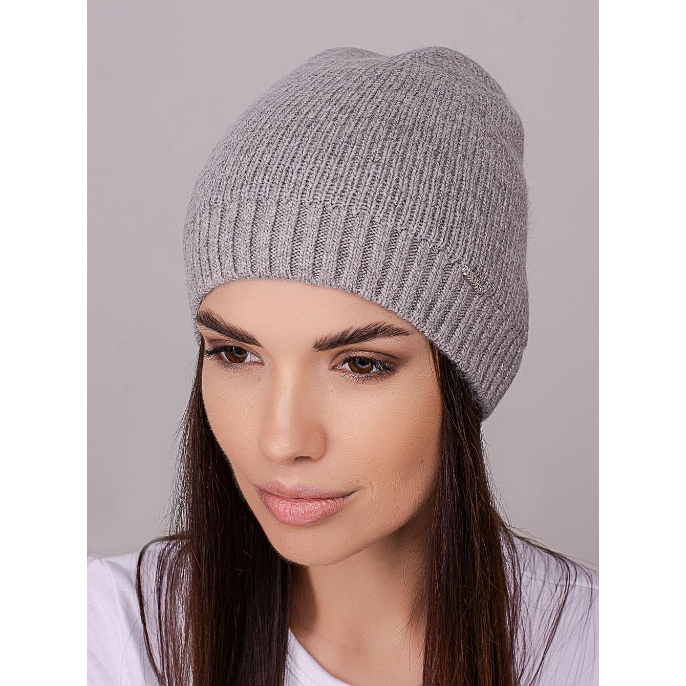 Шапка женская Leks ИНТРИГА кашемировая с добавлением ангоры без отворота одинарная one size Темно-серый (215384) - фото 1 Шапка женская Leks ИНТРИГА кашемировая с добавлением ангоры без отворота одинарная one size Темно-серый (215384) - фото 1