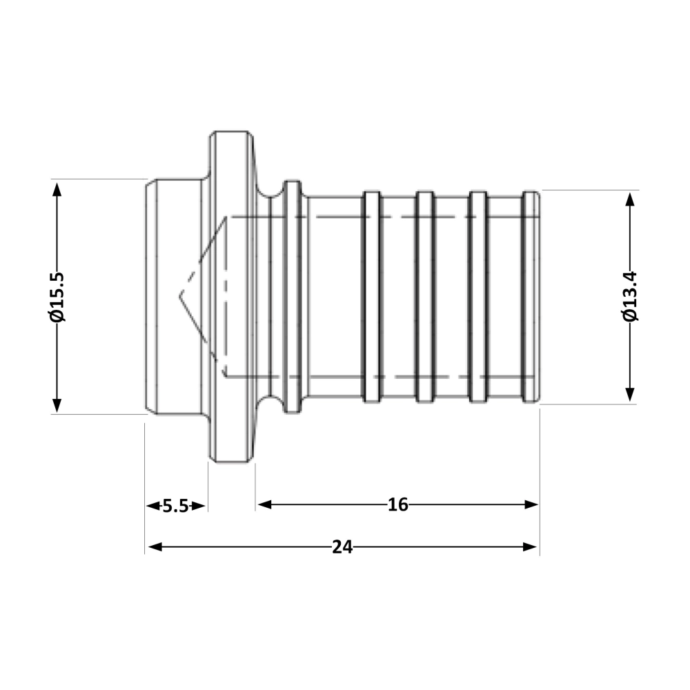 Заглушка для аксиального фитинга Icma №1042 d 16х2,2 мм (SD00053919) - фото 5 Заглушка для аксиального фитинга Icma №1042 d 16х2,2 мм (SD00053919) - фото 5