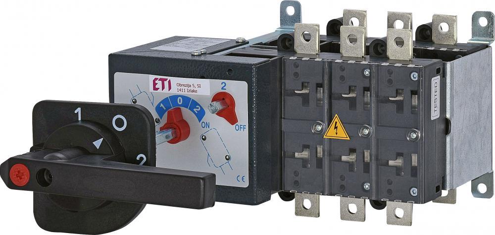 Переключатель нагрузки ETI LA2/D CO I-0-II 3P 250A 500 V выносная рукоятка (4667002)
