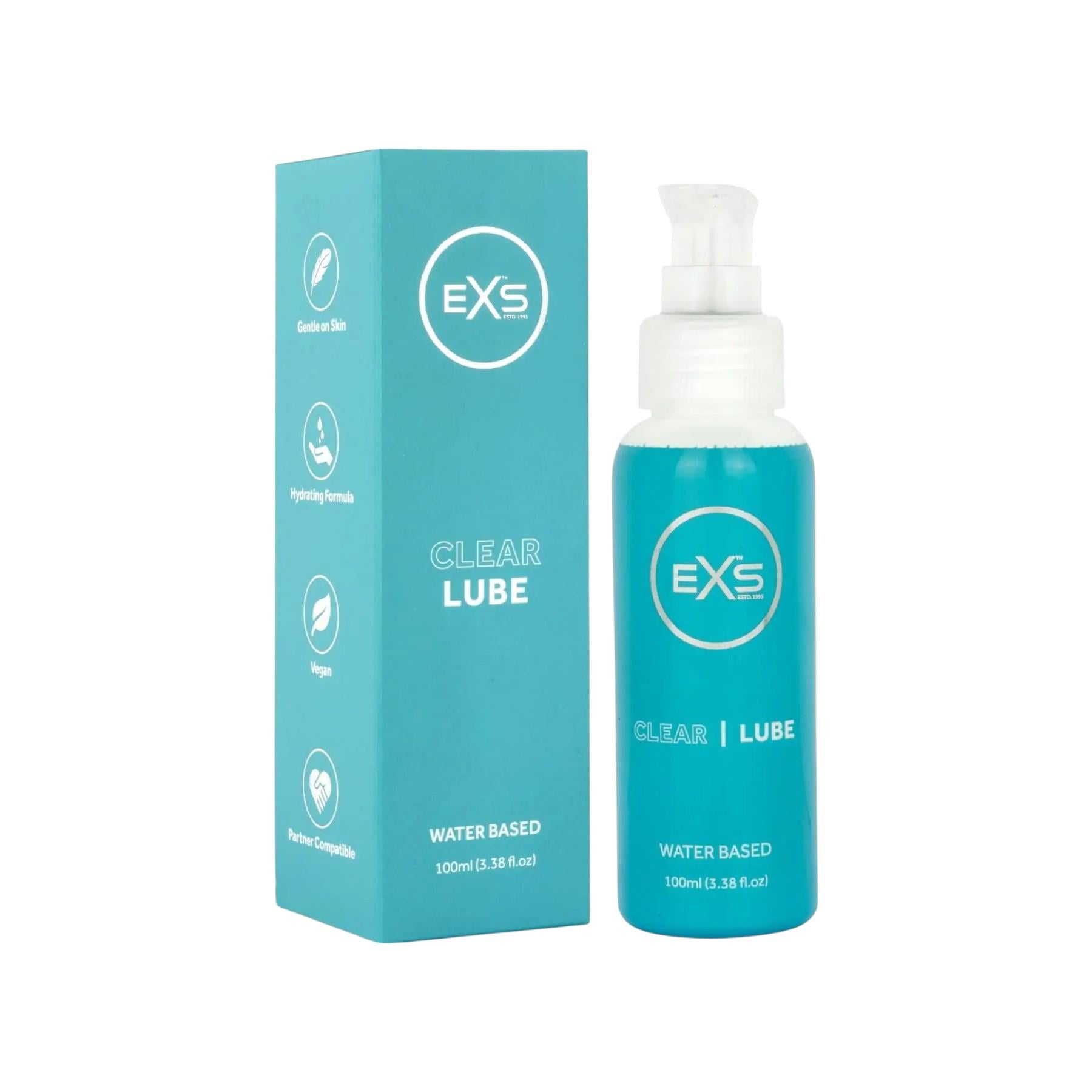 Лубрикант на водной основе Clear Lube EXS для комфортного скольжения 100 мл