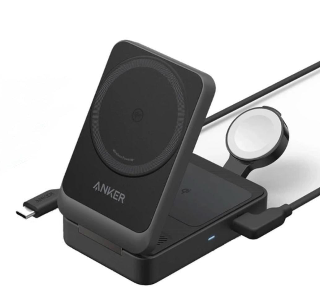 Док-станция Anker Magsafe MagGo 3в1 15w с блоком питания 40W Black (2117169744)