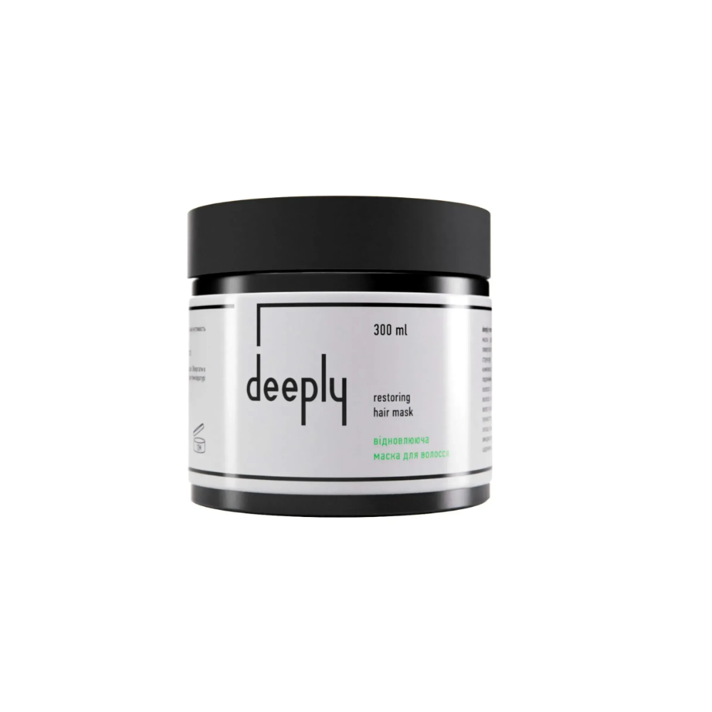 Маска відновлююча для волосся deeply restoring hair mask 300 мл