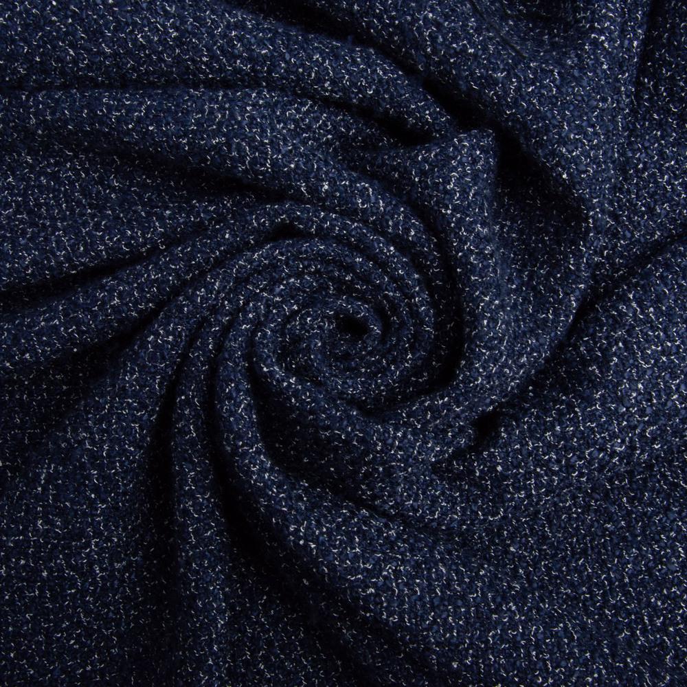 Ткань костюмная Бруклин Темно-синий (20698)