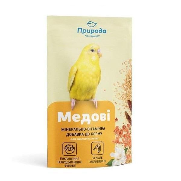 Витамины для попугаев Природа Медовые 20 г (4823082401246) Витамины для попугаев Природа Медовые 20 г (4823082401246)