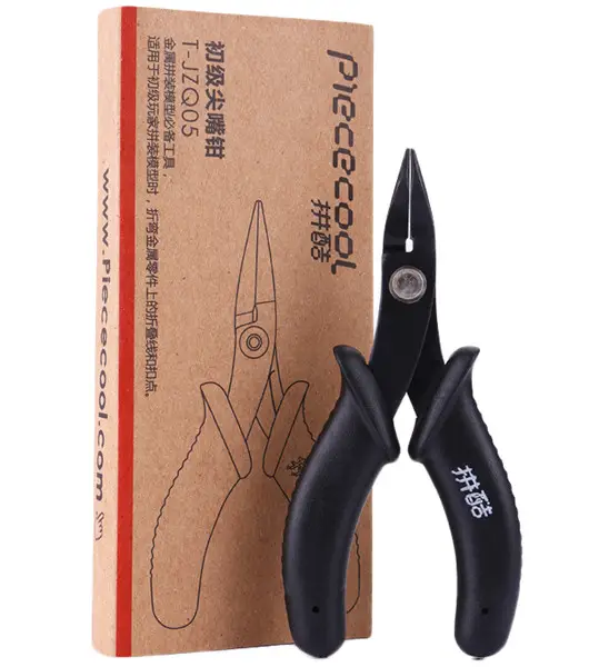Инструмент для сборки моделей PIECECOOL Primary needle-nosed pliers Black (T-JZQ05)
