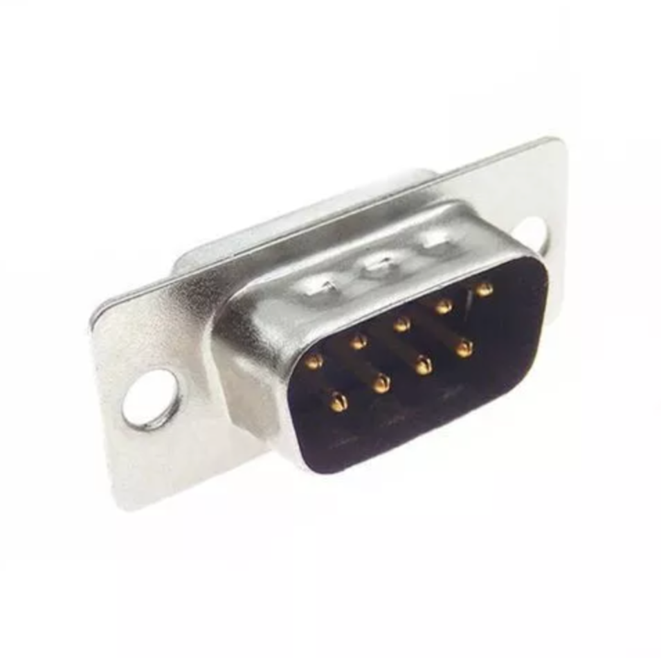 Роз'єм New Tide DB-09M D-SUB штекер 9 контактів під паяння дворядний покриття золото (000000307) - фото 3 Роз'єм New Tide DB-09M D-SUB штекер 9 контактів під паяння дворядний покриття золото (000000307) - фото 3