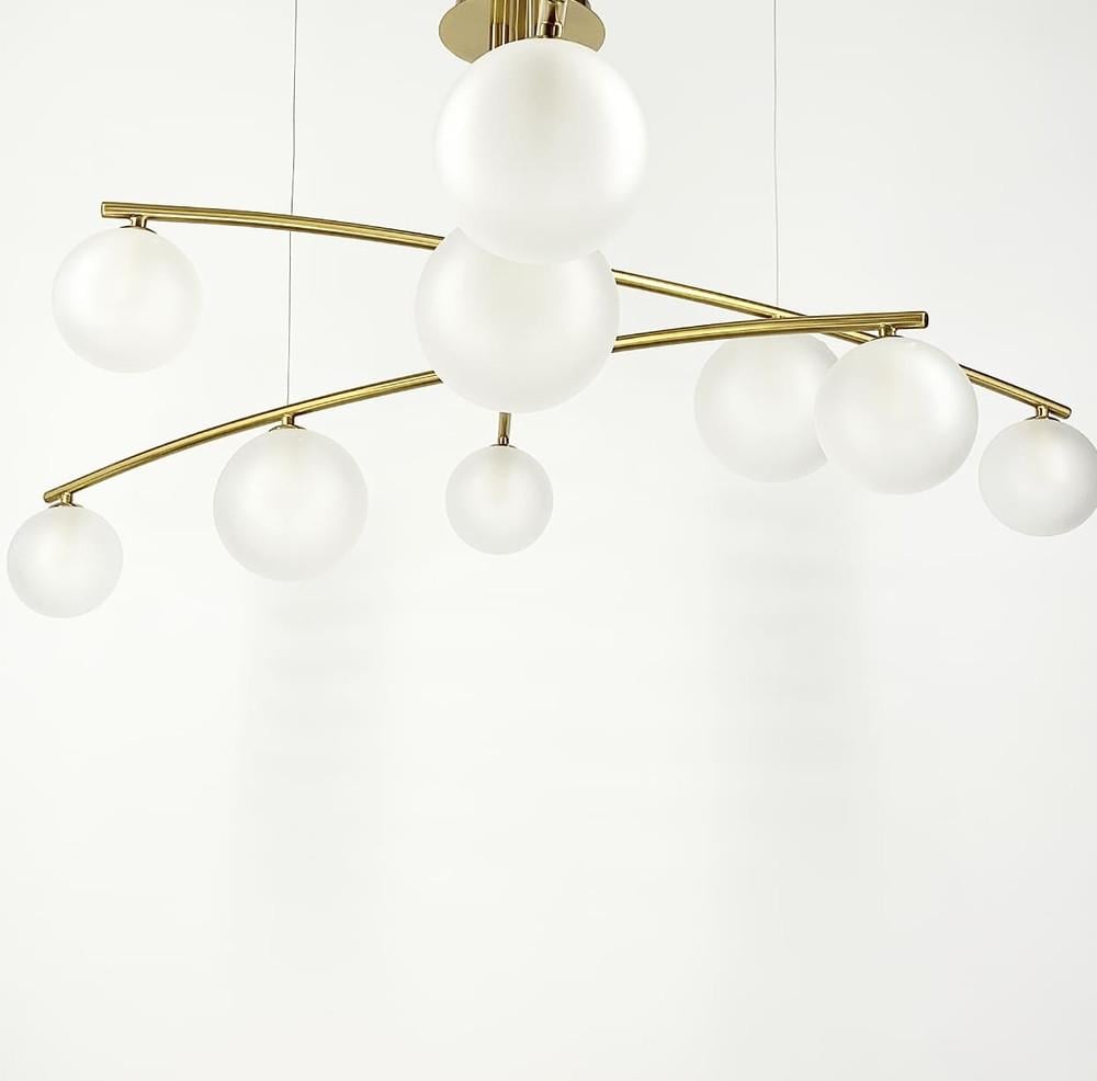 Люстра сучасна підвісна Aure Латунь (SGJ 8/9 AB) - фото 6 Люстра сучасна підвісна Aure Латунь (SGJ 8/9 AB) - фото 6