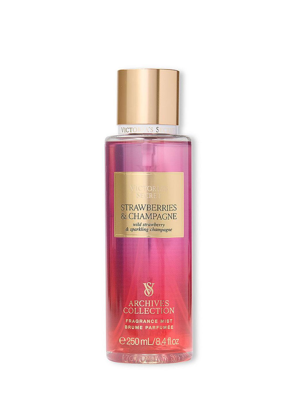 Парфюмированный мист Victoria's Secret Strawberries & Champagne 250 мл Розовый (00421701QJ2OS)