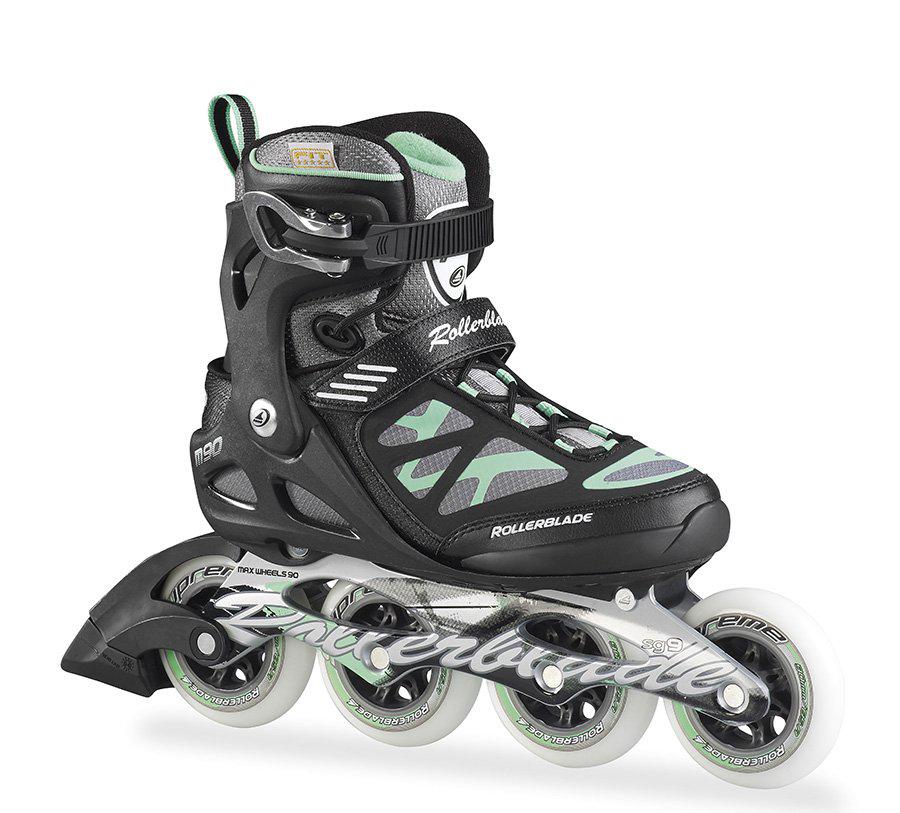 Ковзани роликові Rollerblade MACROBLADE 90 W Чорний/Зелений (U1611698336768.3545) - фото 1 Ковзани роликові Rollerblade MACROBLADE 90 W Чорний/Зелений (U1611698336768.3545) - фото 1