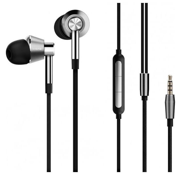 Наушники 1More E1001 Triple Driver In-Ear Headfones Silver