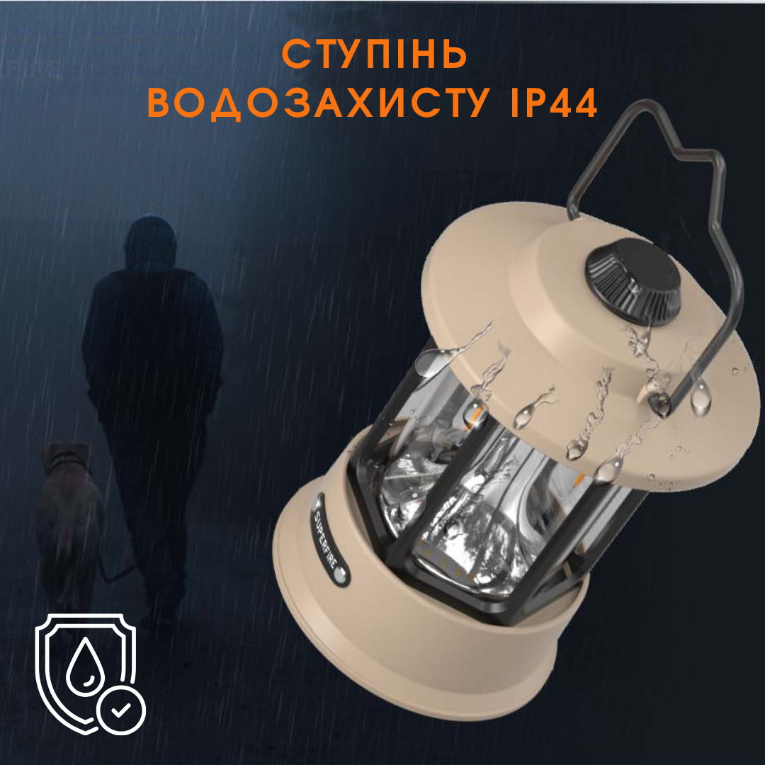 Ліхтар-Powerbank SuperFire T35 Ретро кемпінговий (2833256291) - фото 6 Ліхтар-Powerbank SuperFire T35 Ретро кемпінговий (2833256291) - фото 6