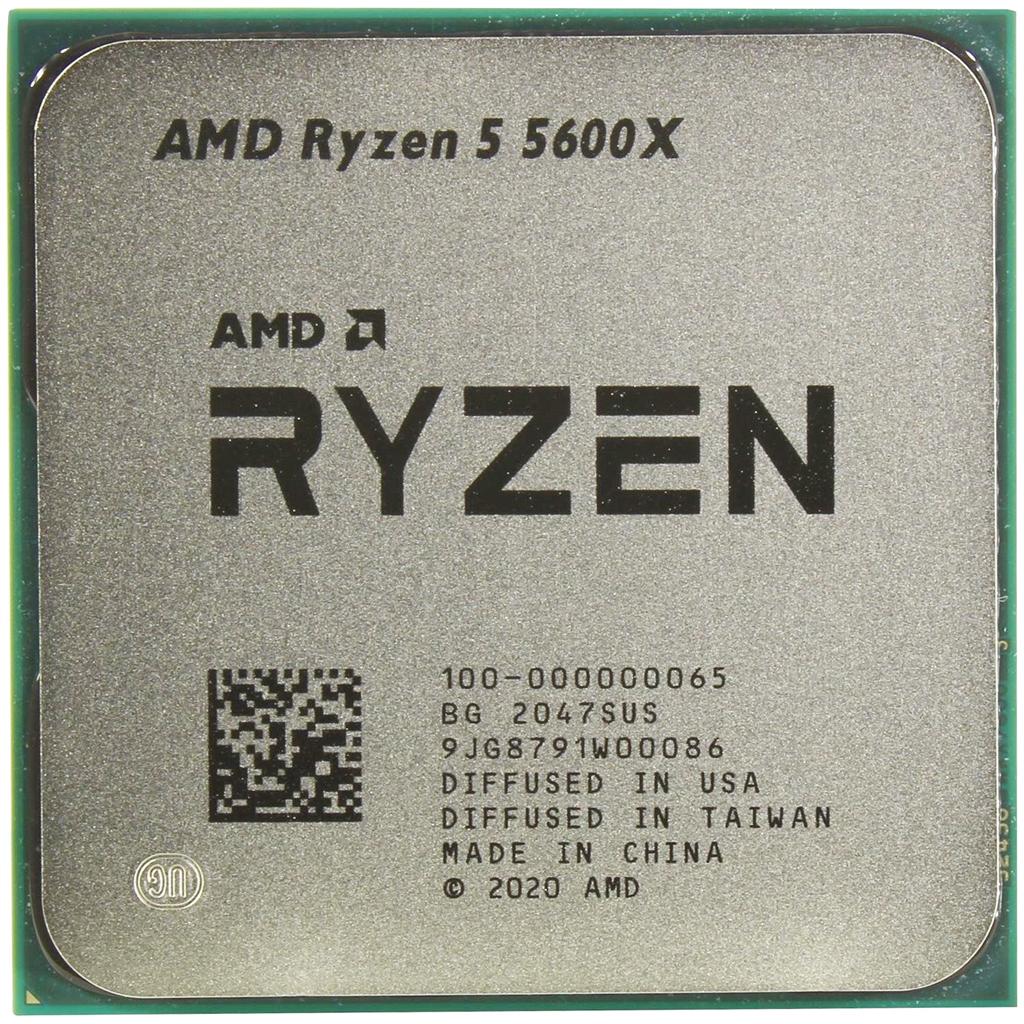 Процессор AMD Ryzen 5 5600X 6 ядер 12 потоков 3,7-4,6 ГГц 32 МБ AM4 Tray (100-000000065)