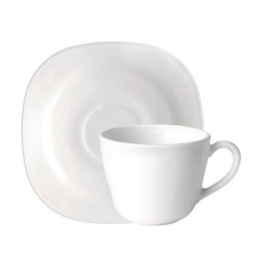 Набір чашок для кави з блюдцями Bormioli Rocco Parma 220 мл 6 шт. (498950SN3021990)