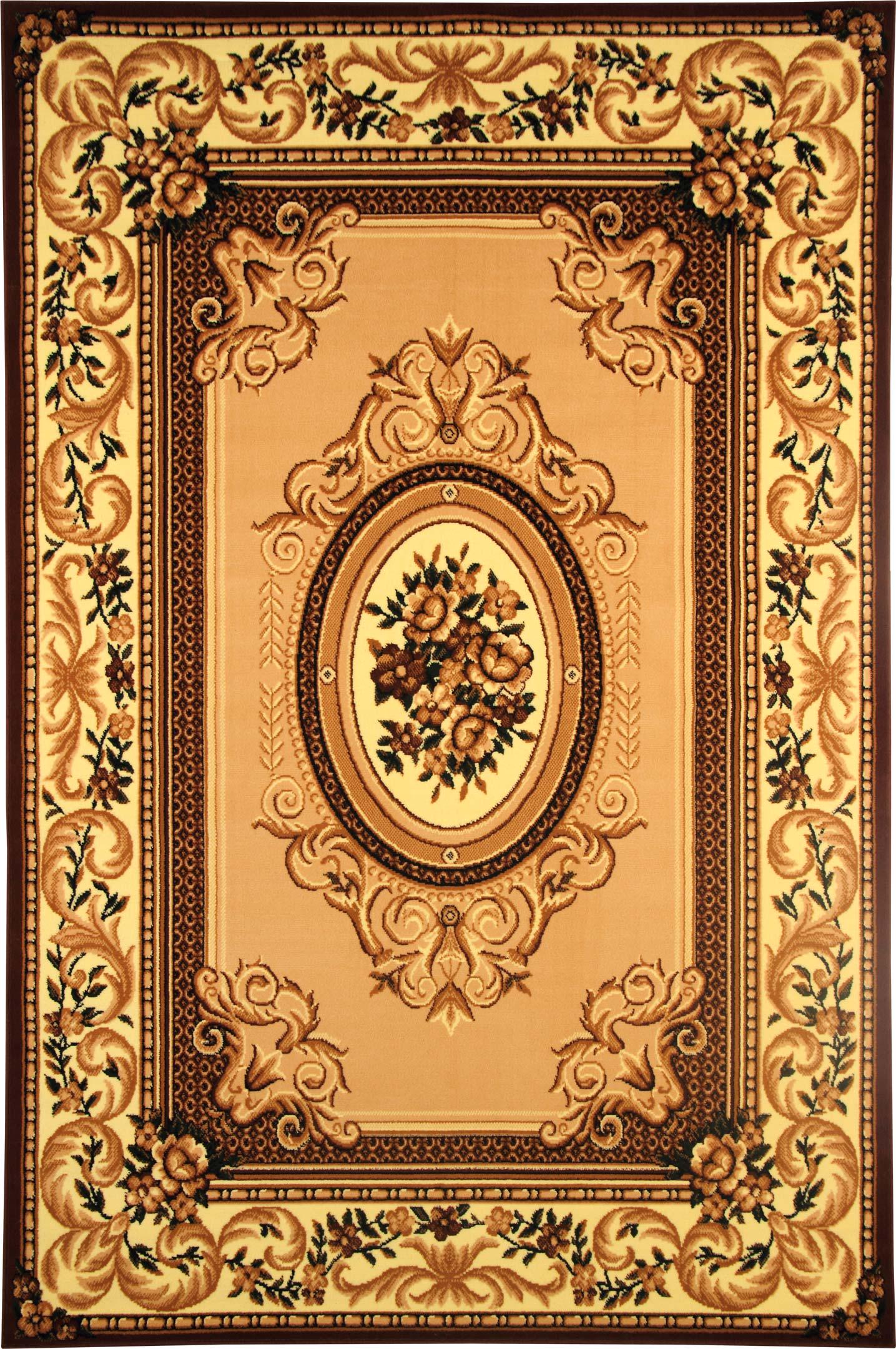 Ковер Karat Gold 148/123 2x3 м прямоугольный Бежевый (00-00004420)