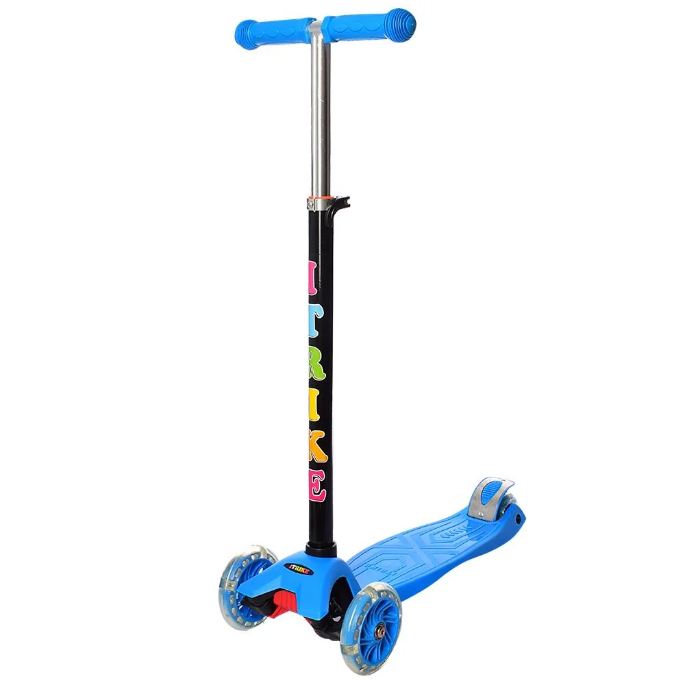 Самокат для мальчиков Голубой (16blue) - фото 1