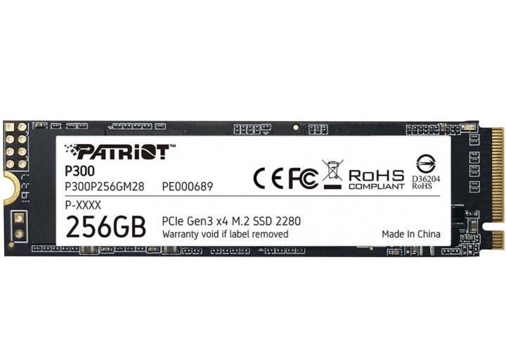 Твердотельный накопитель Patriot P300P256GM28 256 Гб 3D NAND TLC (10826856)