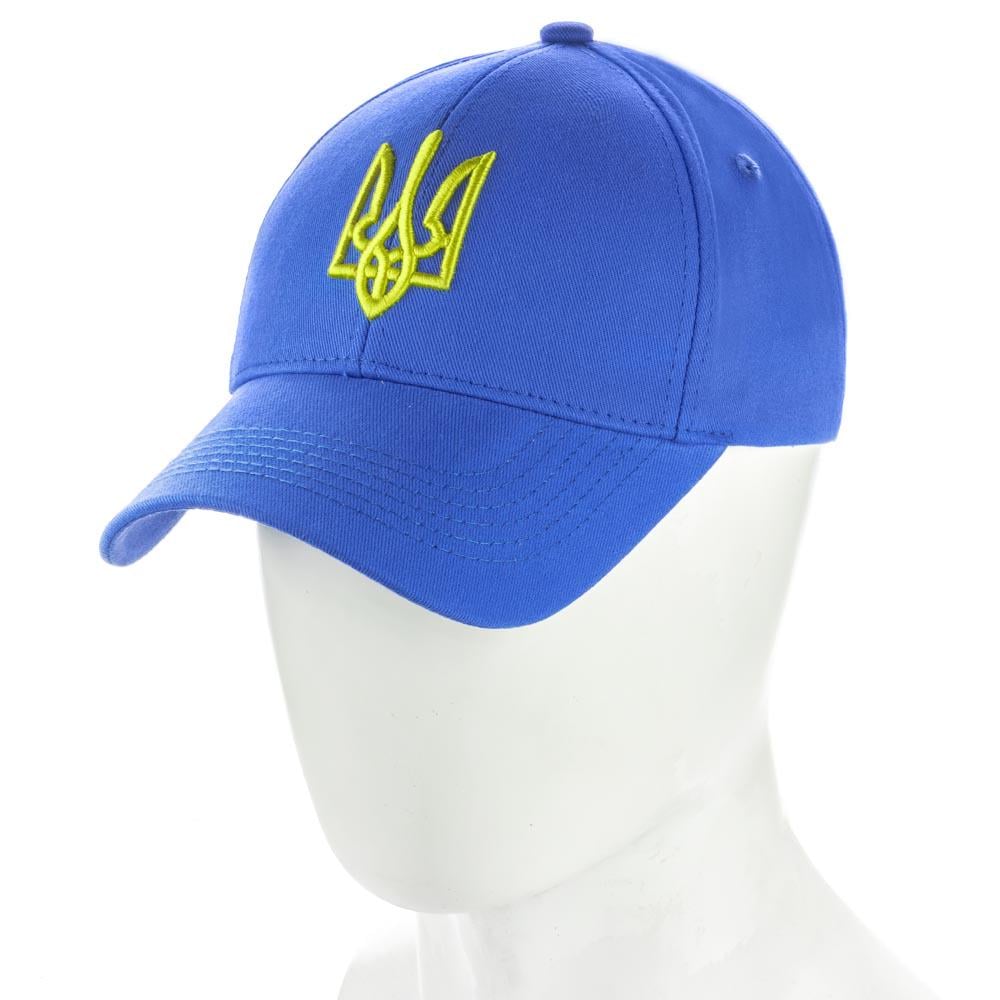 Бейсболка хлопковая с гербом Украины Atrics UAIB33 M р. 55-56 Электрик 3