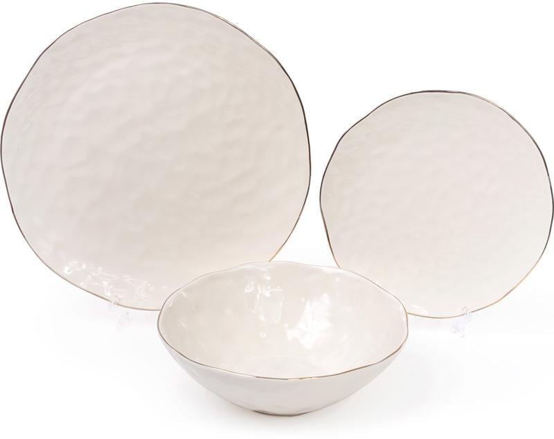 Салатник керамический Bergamo 1,1 л Слоновая кость - фото 2 Салатник керамический Bergamo 1,1 л Слоновая кость - фото 2