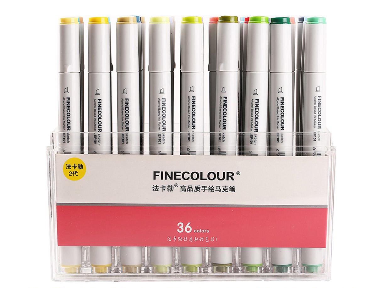 Маркеры для скетчинга FINECOLOUR 36 цветов (101-st-36)