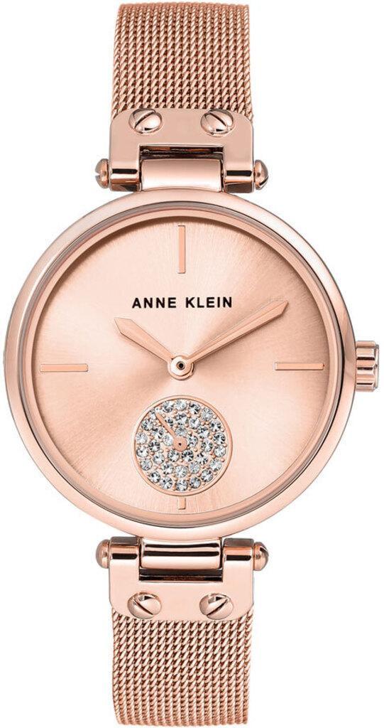 Наручные часы женские Anne Klein AK/3000RGRG с розовым циферблатом