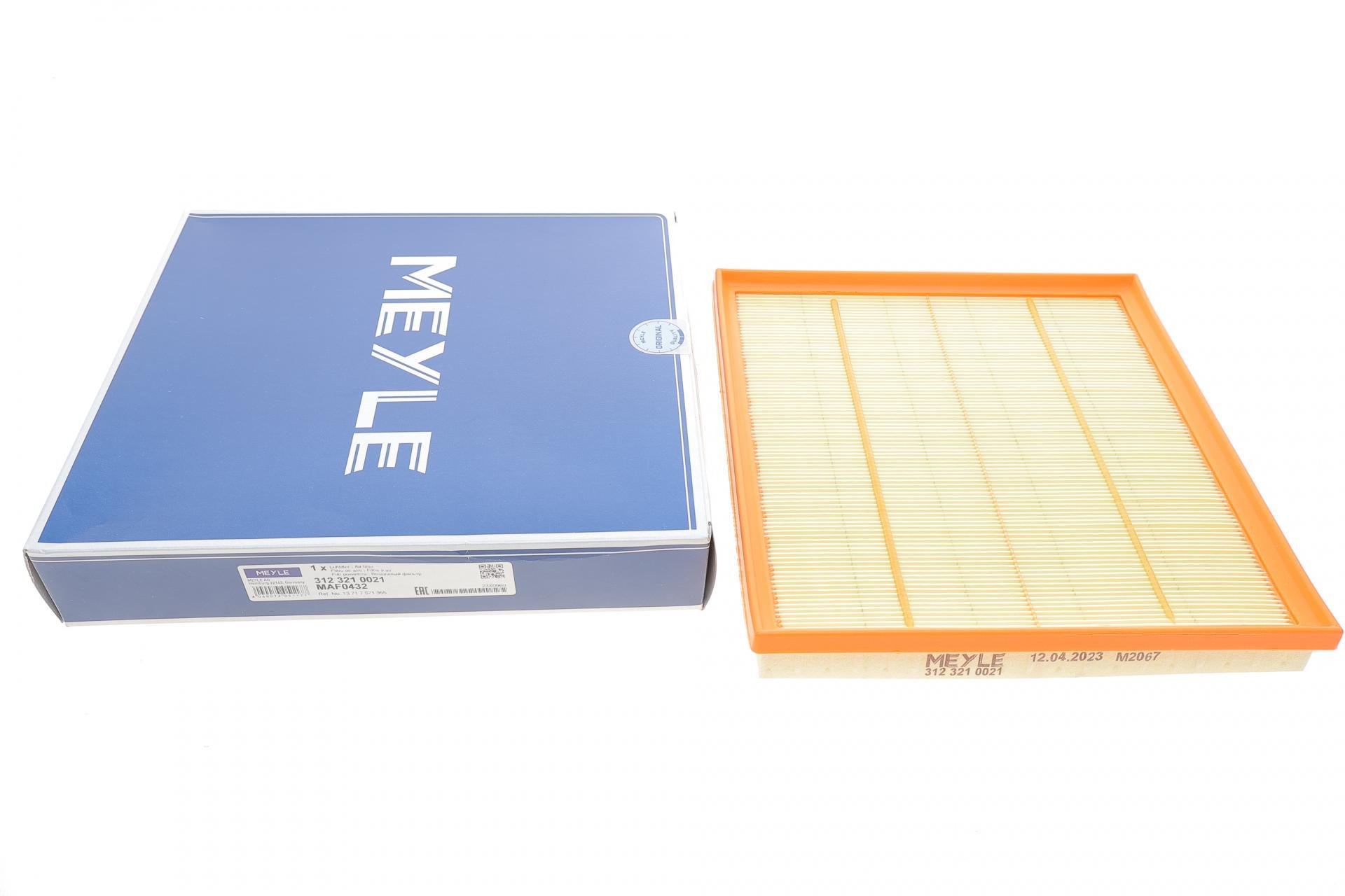 Фильтр воздушный Meyle для BMW 5 F10/7 F01/X3/X5/X6 3,0 08- (312 321 0021)