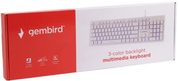 Клавиатура Gembird KB-UML3-01-W-UA (1166554)