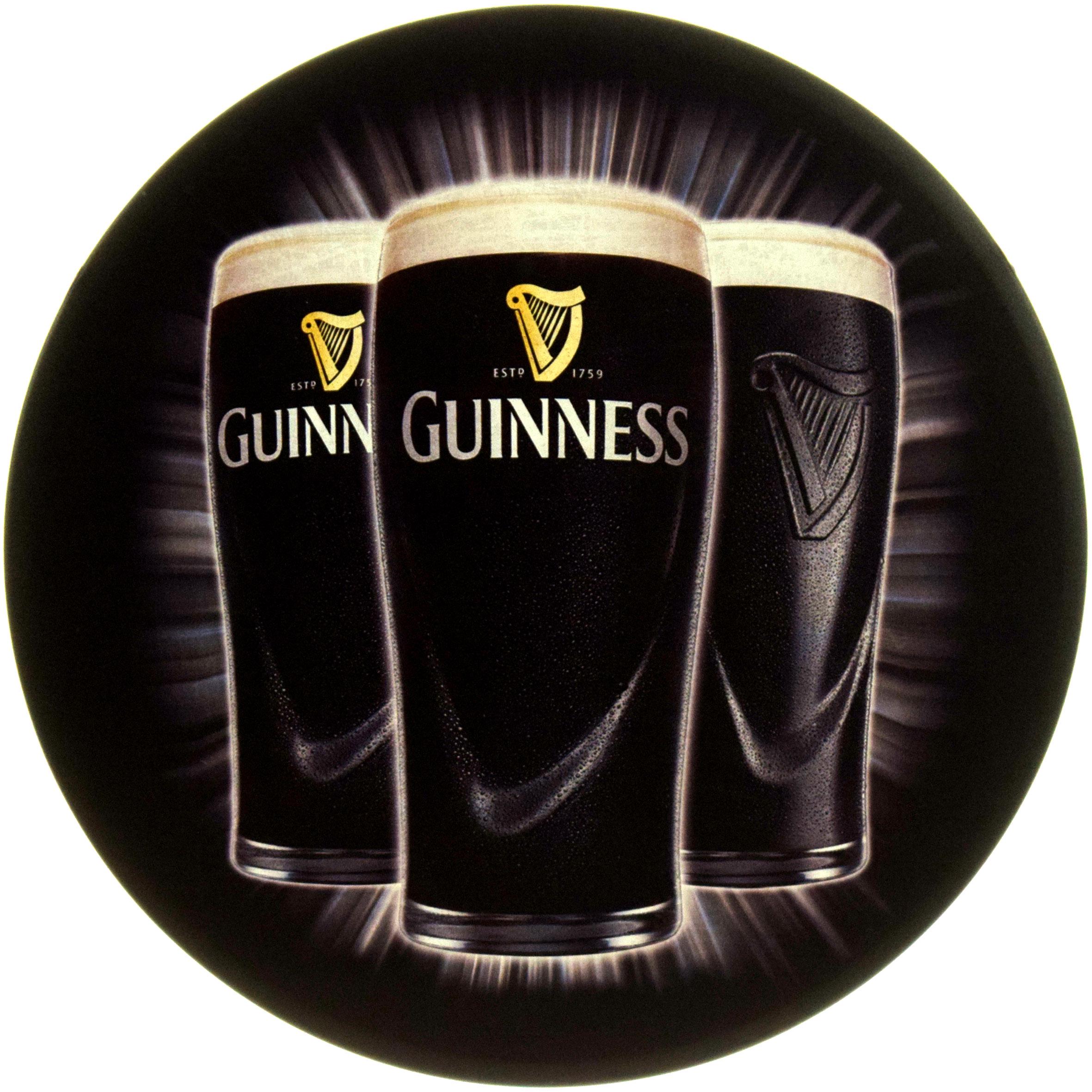 Табличка металлическая Guinness 30 см (ms-104650)