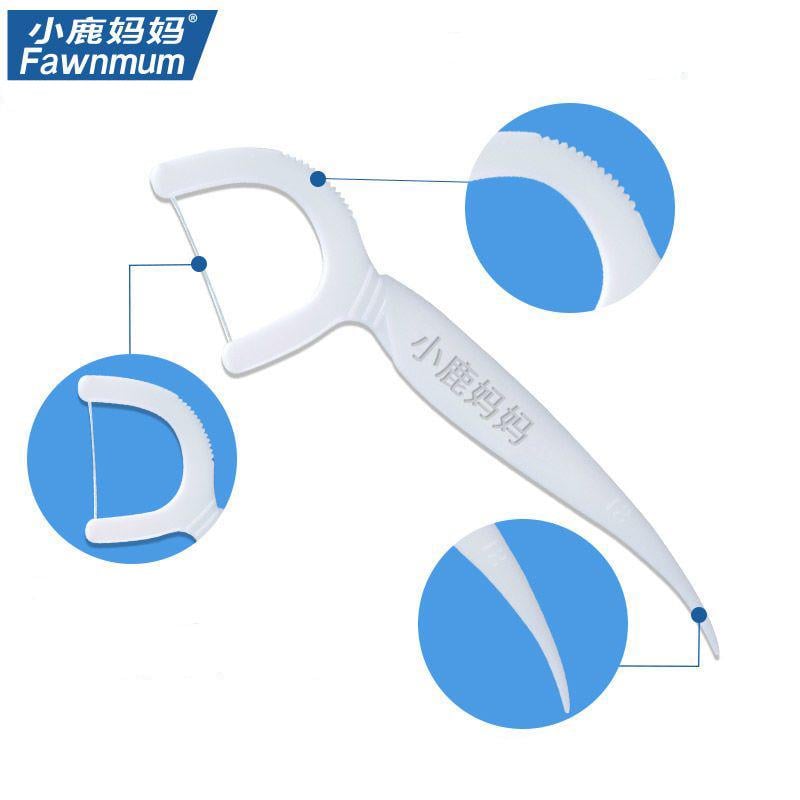 Флосс-зубочистки Fawnmum 100 шт. - фото 2 Флосс-зубочистки Fawnmum 100 шт. - фото 2