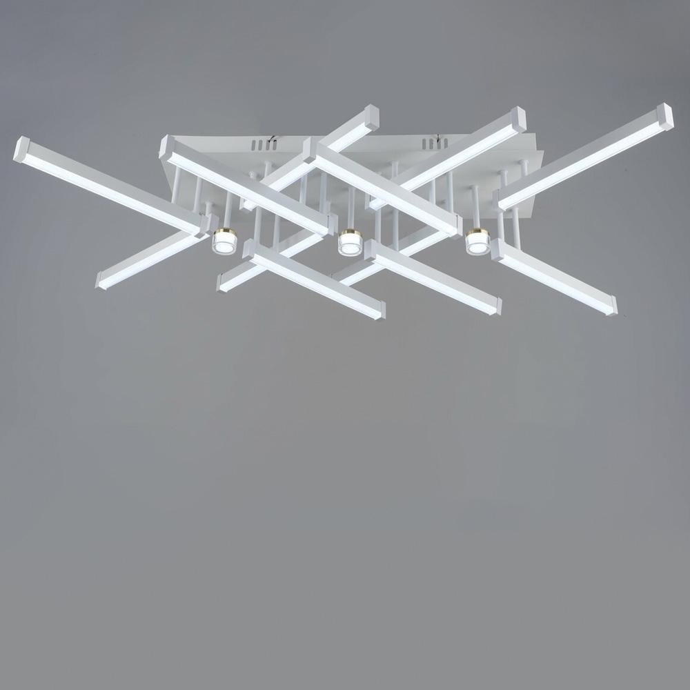 Люстра потолочная LED Light House SRS-20014/12/3 WT/GD 72W/6W Белый 