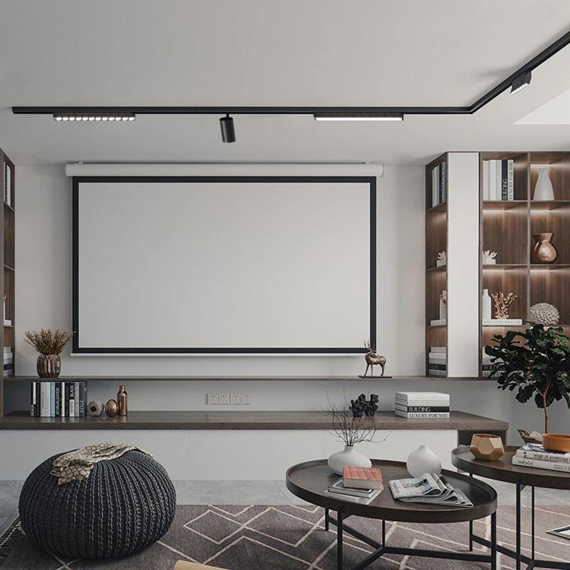 Шинопровід магнітний накладний для трекових світильників 300 см Чорний (7256_3) - фото 4